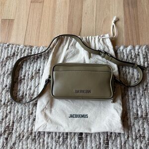 Jacquemus Khaki Men's Belt Bag